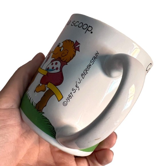 Vintage 1987 Berenstain Bears Coffee Mug Cup Cold Milk Hot Soup Princess House - Picture 5 of 7